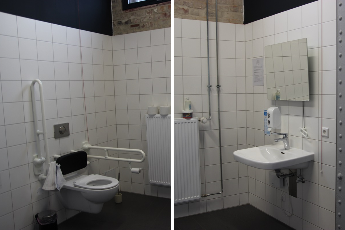 Barrierefreie Toilette