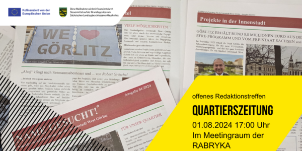 Veranstaltungsbild zu Redaktionstreffen der Quartierszeitung "