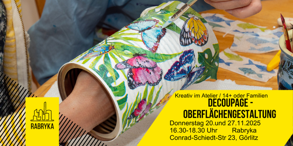 Veranstaltungsbild zu Decoupage – kreative Oberflächengestaltung / Offenes Atelier
