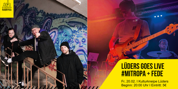 Veranstaltungsbild zu Lüders goes Live# Mitropa &amp