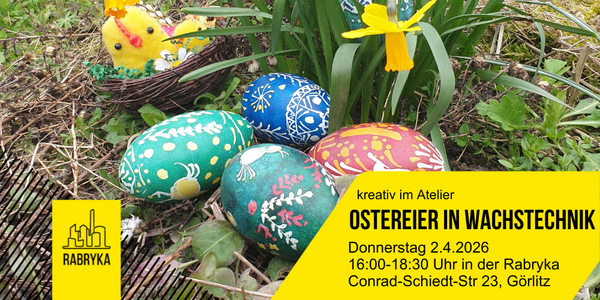 Veranstaltungsbild zu Ostereier in Wachstechnik im Offenen Atelier