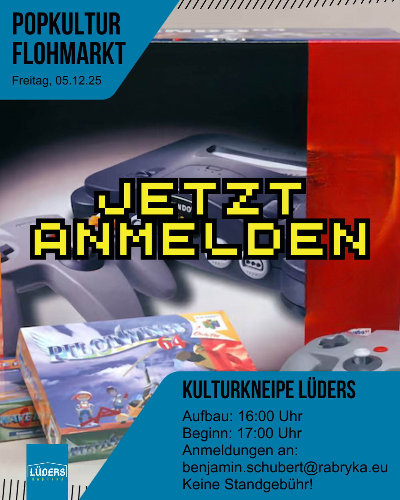Veranstaltungsbild zu Popkulturflohmarkt