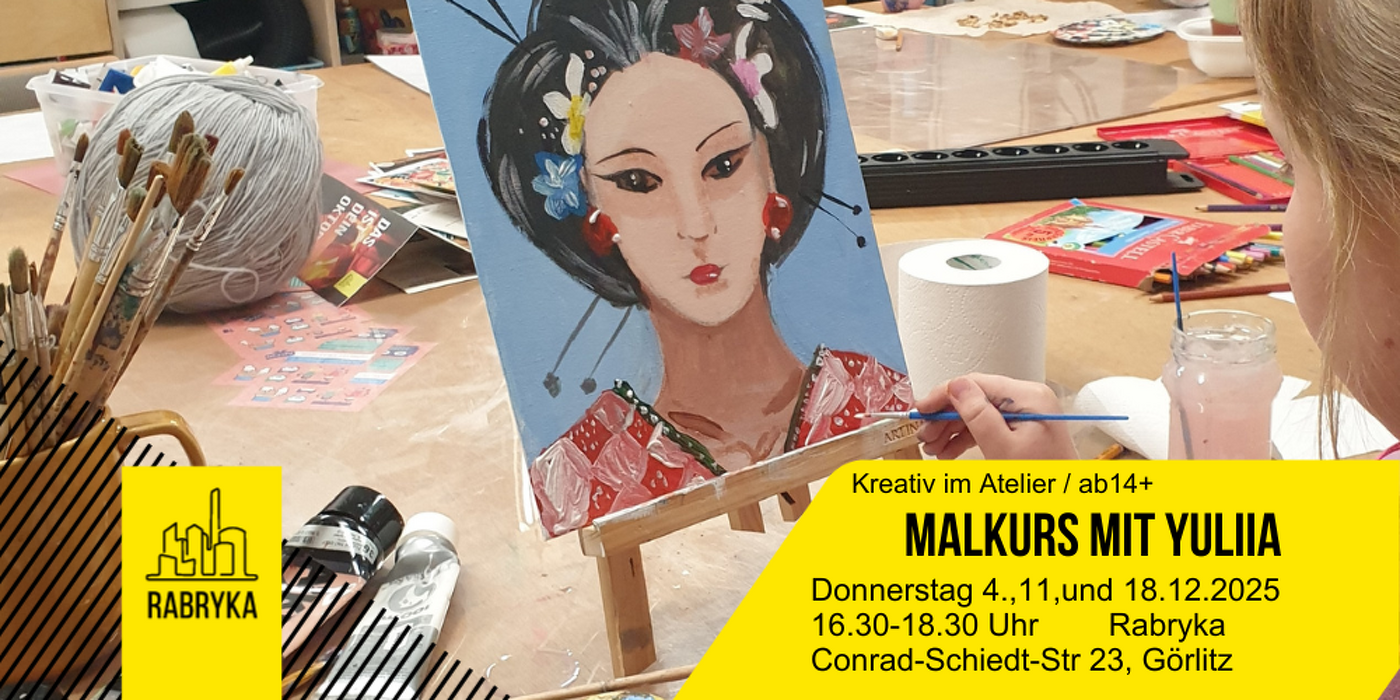 Veranstaltungsbild zu Malkurs mit Yuliia - Offenes Atelier
