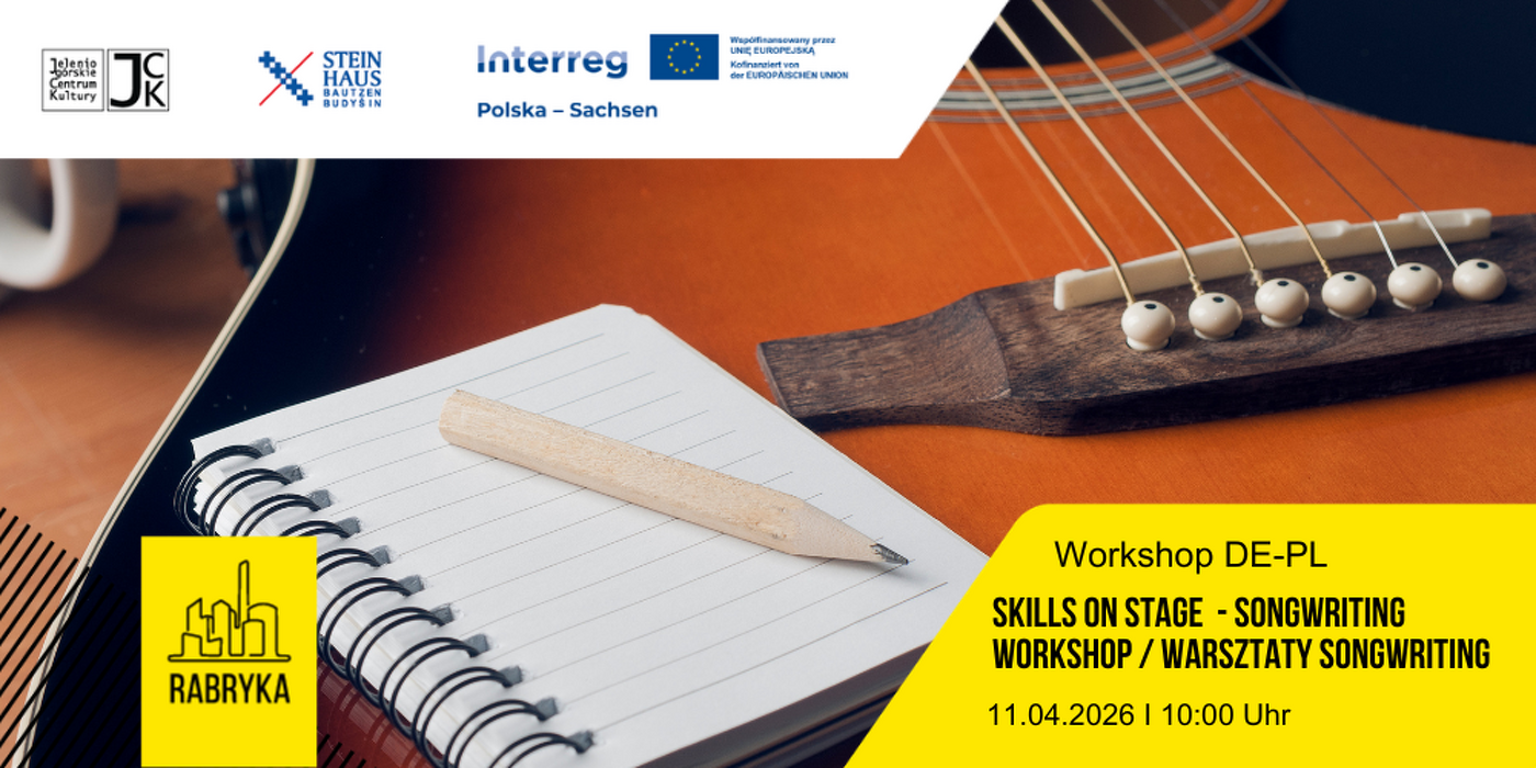 Veranstaltungsbild zu Skills on Stage Songwriting Workshop / Warsztaty Songwriting