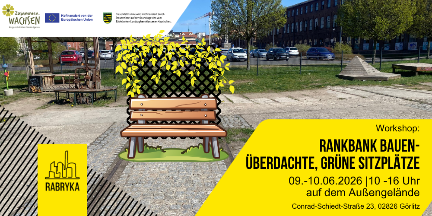 Veranstaltungsbild zu Praxisworkshop: RankBank bauen - überdachte, grüne Sitzplätze